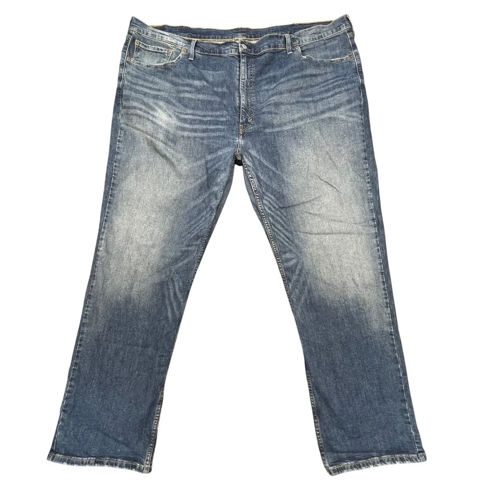 Levi's Blue 559 Relaxed Straight Denim Jeans Mens 50x34